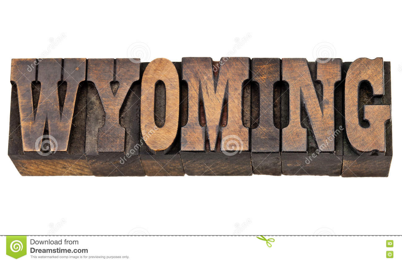 Пример шрифта Wyoming Cowboys