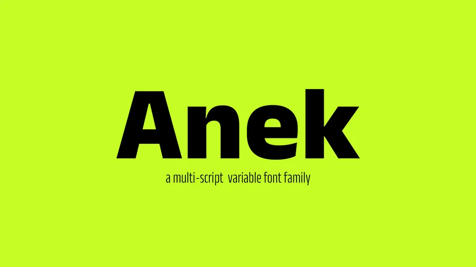 Пример шрифта Anek Malayalam Medium