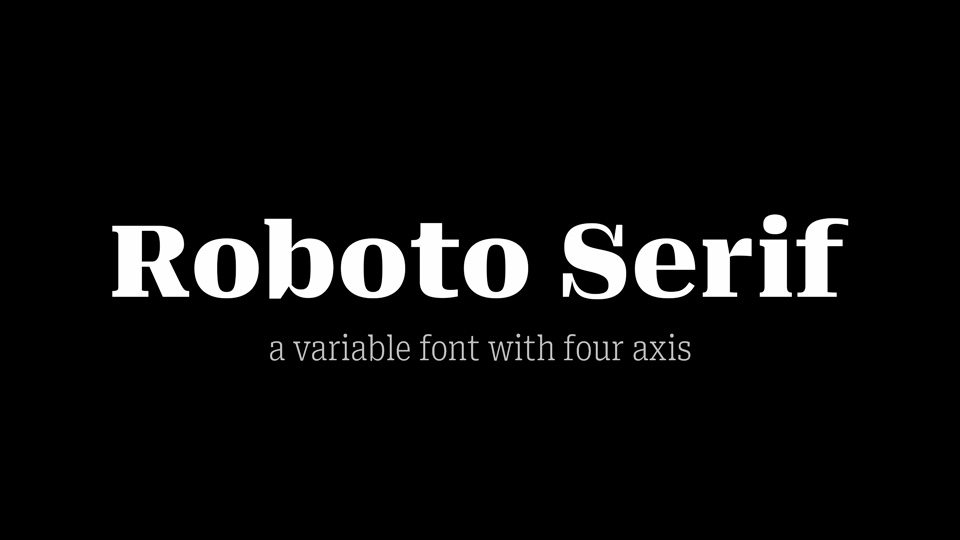 Пример шрифта Roboto Serif Italic