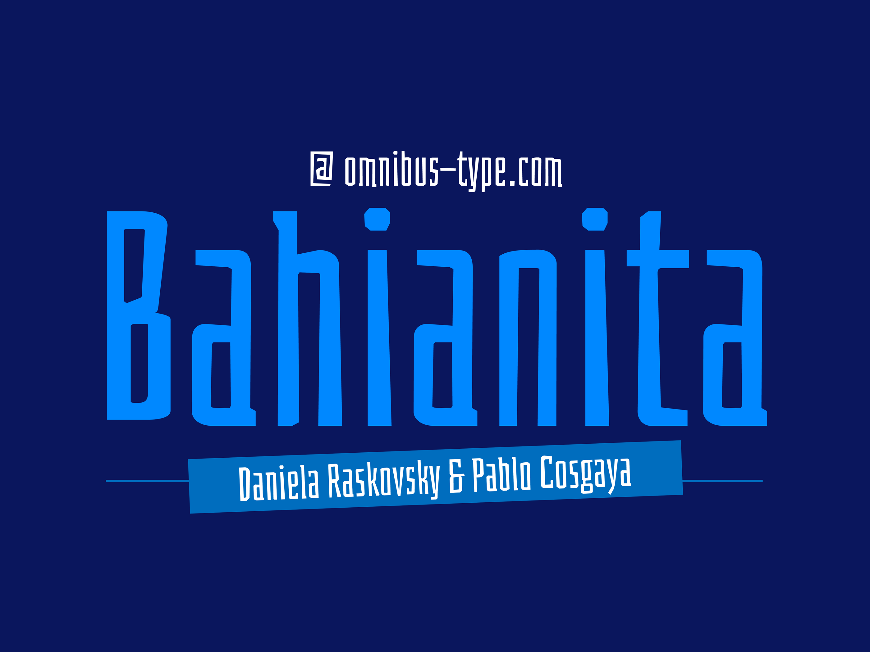 Пример шрифта Bahianita Regular