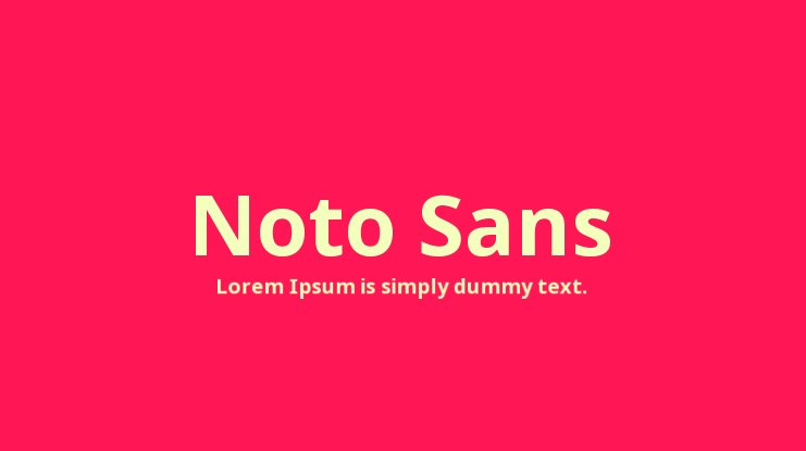 Пример шрифта Noto Sans Display Regular