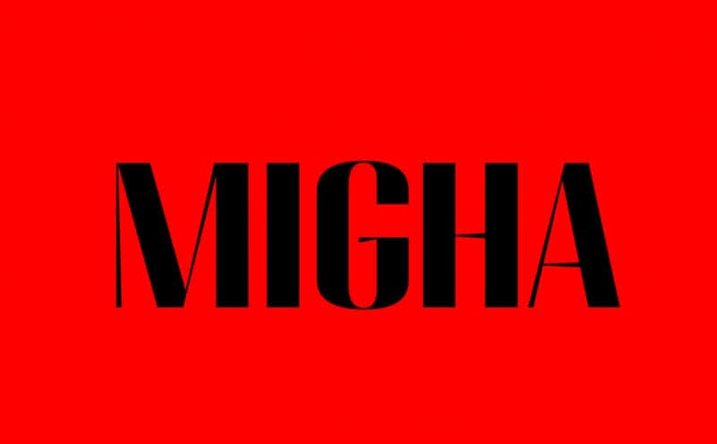 Пример шрифта Migha