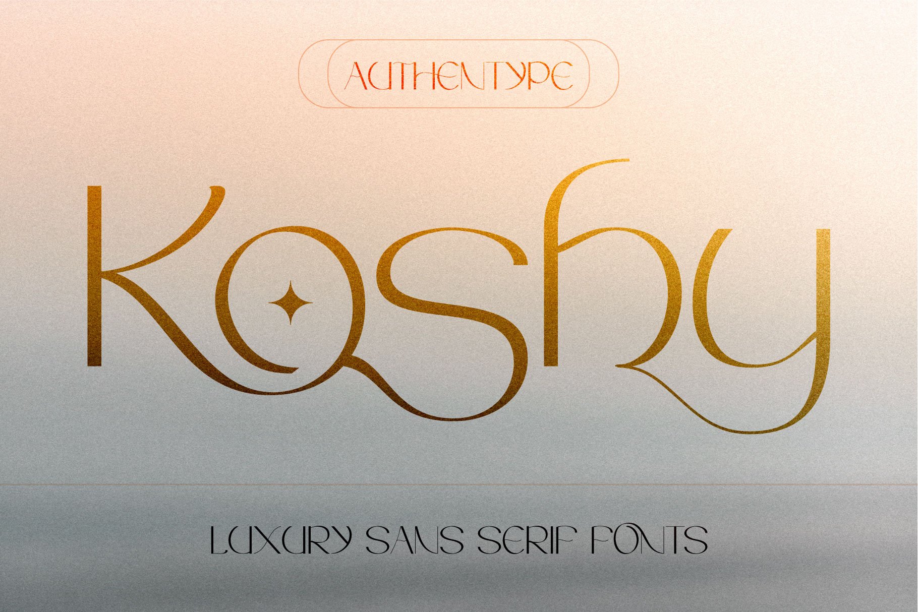 Пример шрифта Koshy