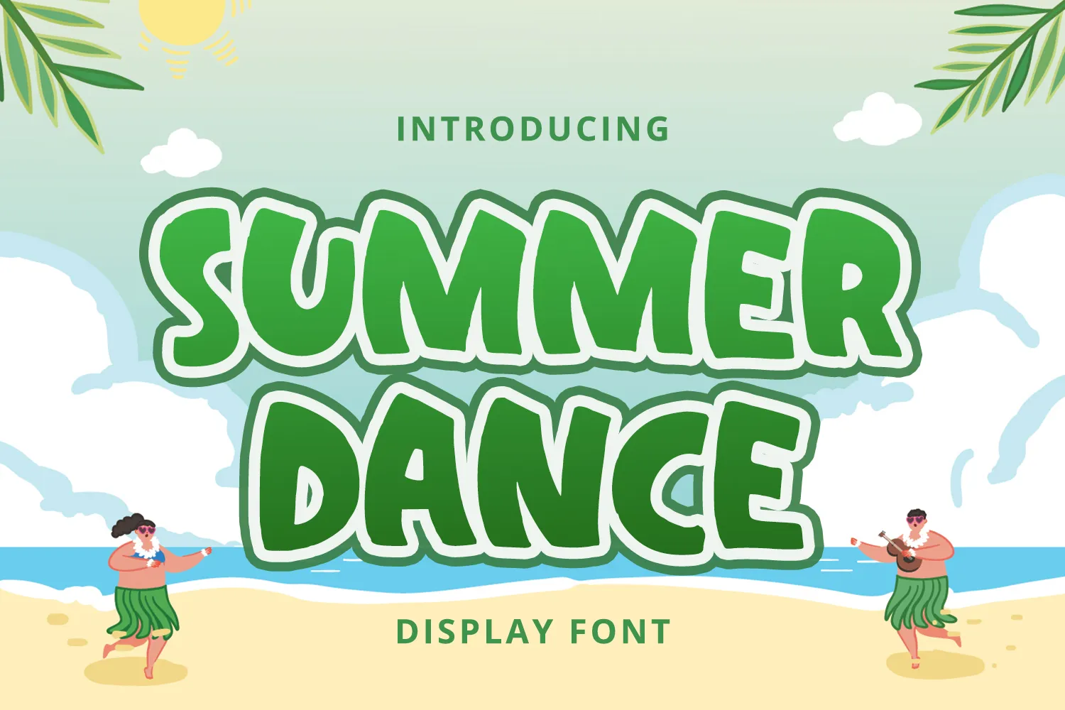 Пример шрифта Summer Dance