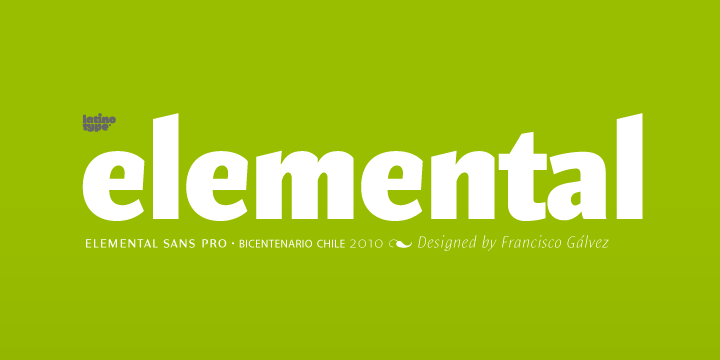 Пример шрифта Elemental Sans Pro Extra Bold