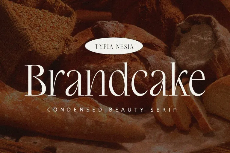 Пример шрифта Brandcake Regular
