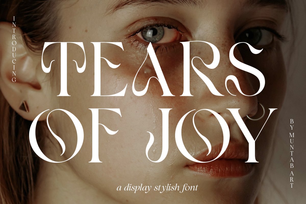 Пример шрифта Tears Of Joy