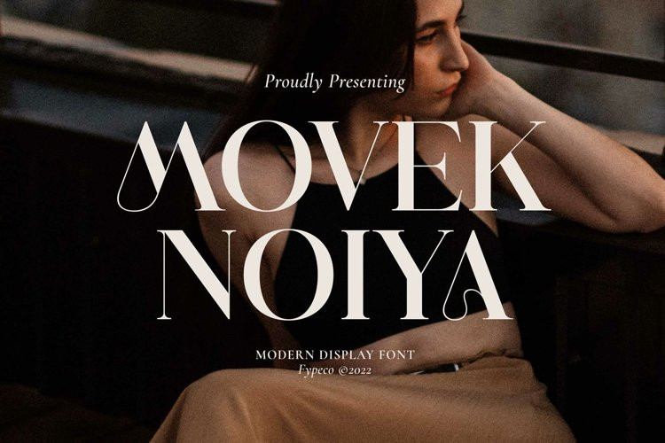 Пример шрифта Movek Noiya