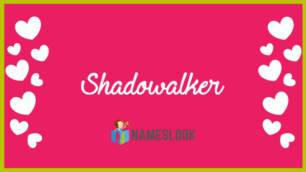 Пример шрифта Shadowalker