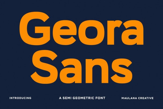 Пример шрифта Geora Sans