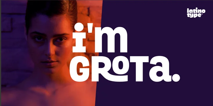 Пример шрифта Grota Sans Italic
