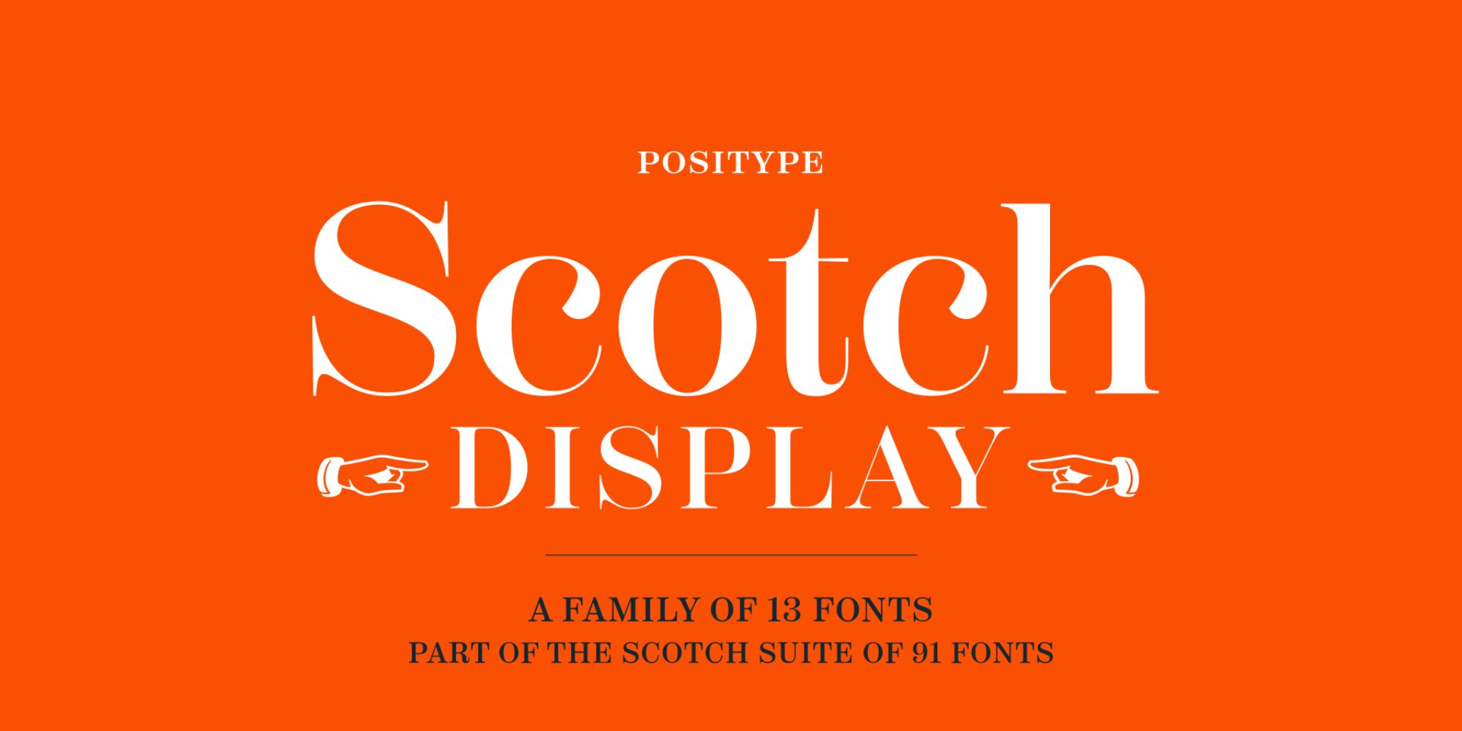 Пример шрифта Scotch Genovese Display