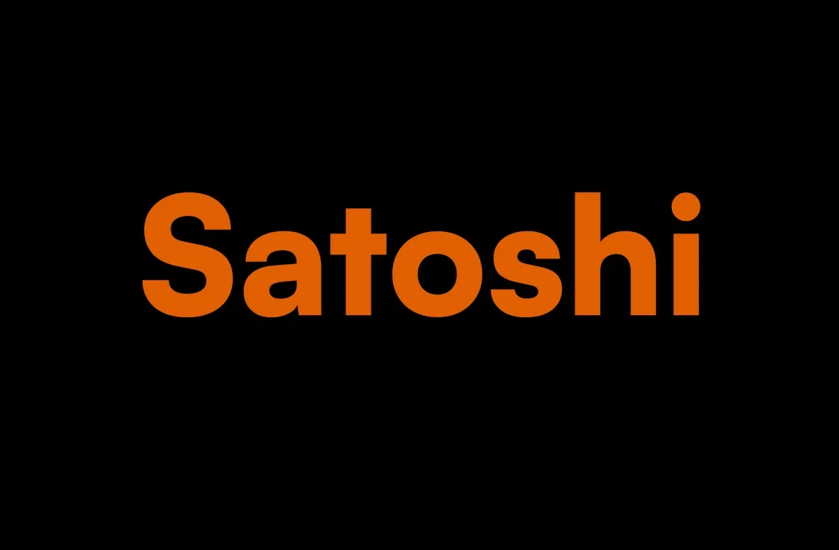 Пример шрифта Satoshi