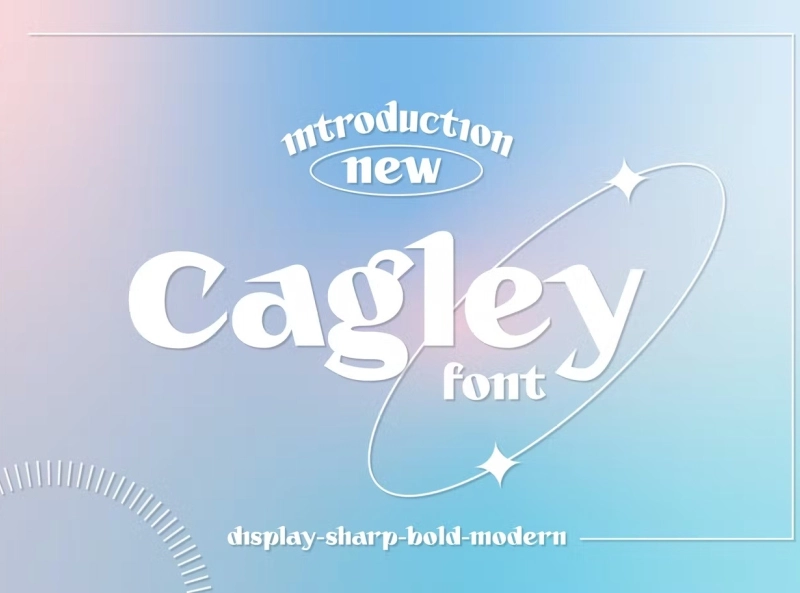 Пример шрифта Cagley Regular
