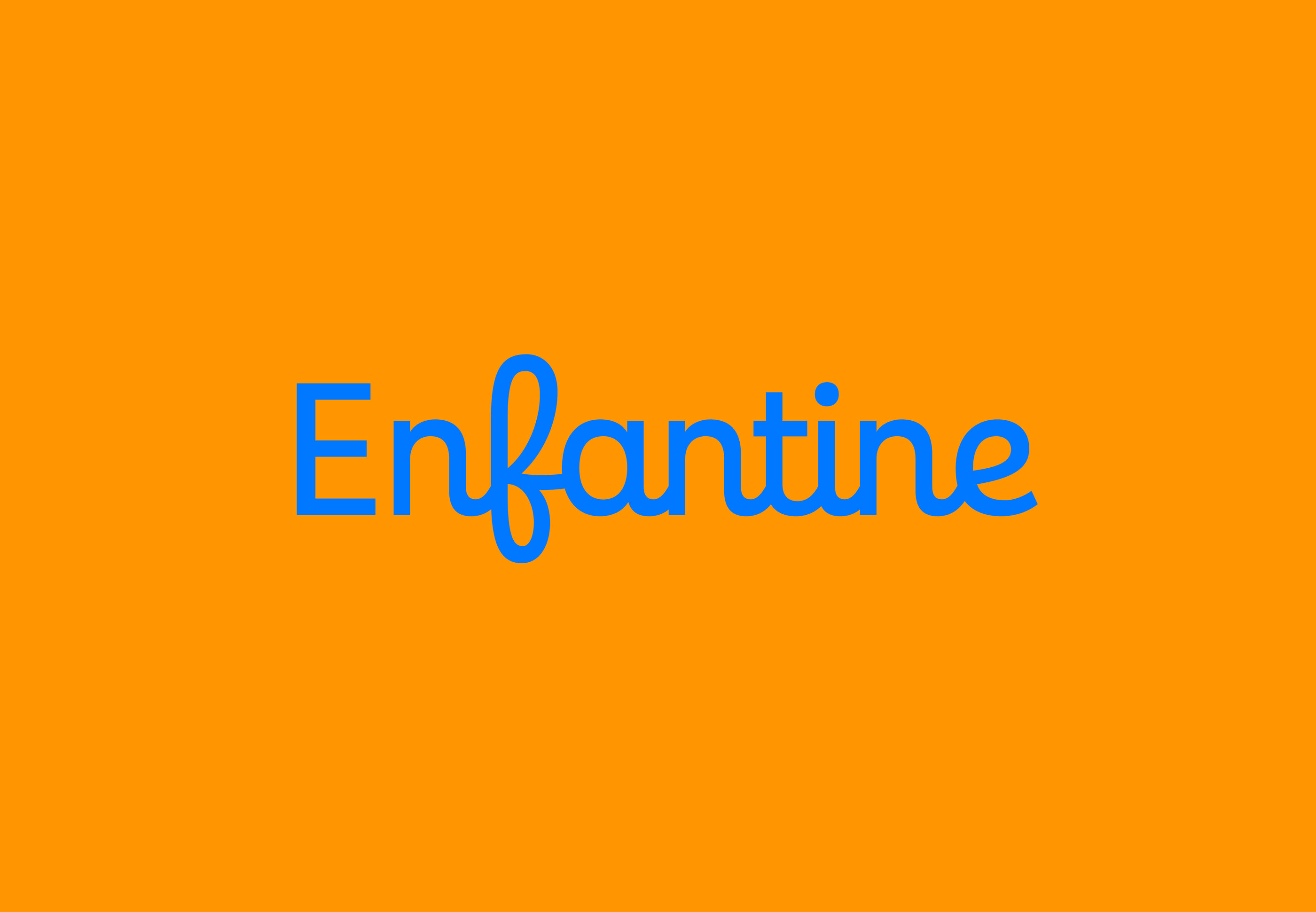 Пример шрифта Enfantine