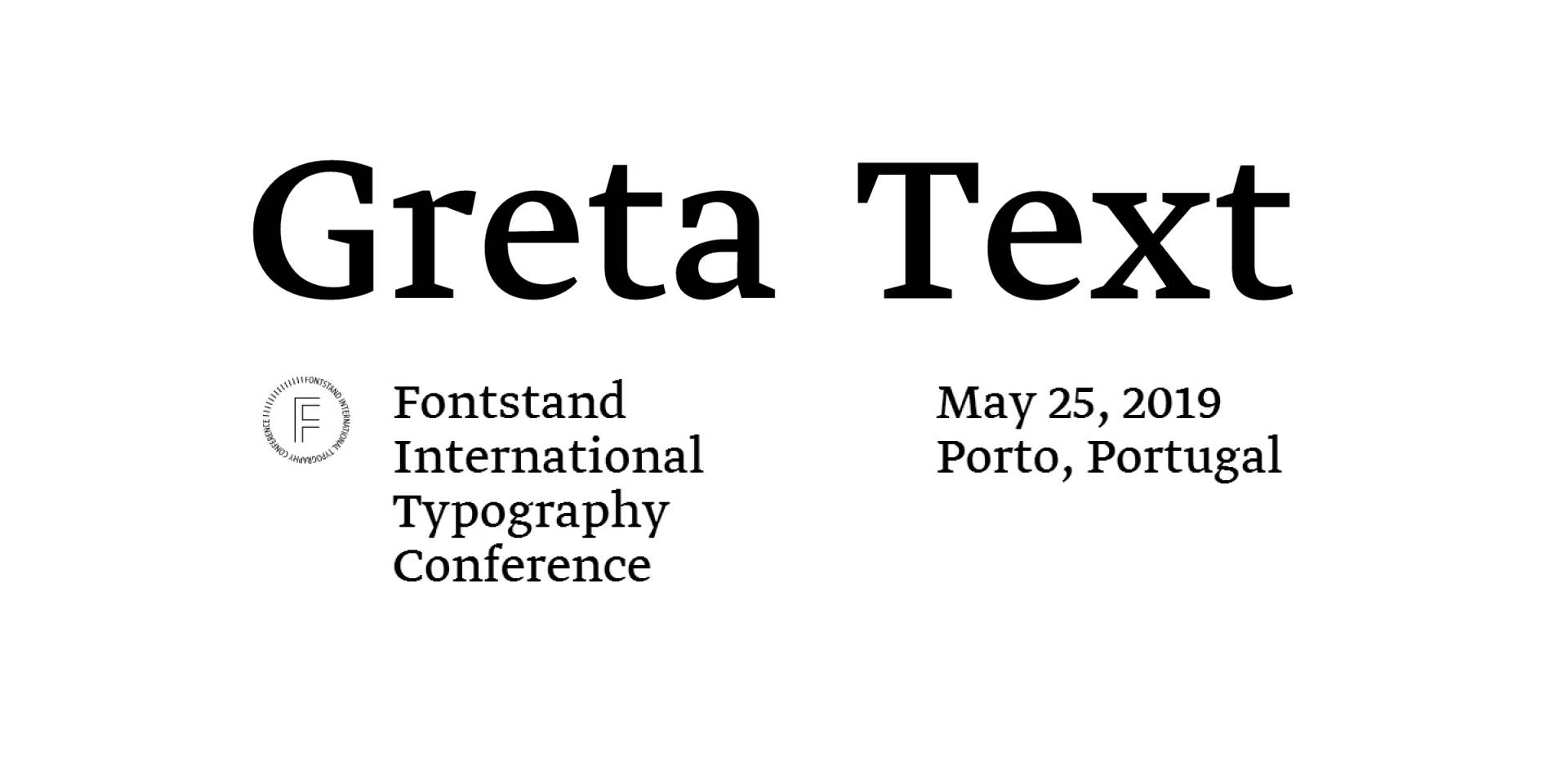 Пример шрифта Greta Text Pro