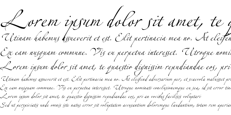 Пример шрифта Alexandra Zeferino One
