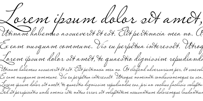 Пример шрифта Marianna