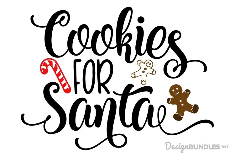 Пример шрифта Cookies For Santa