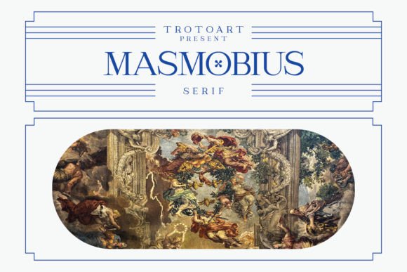 Пример шрифта Masmobius