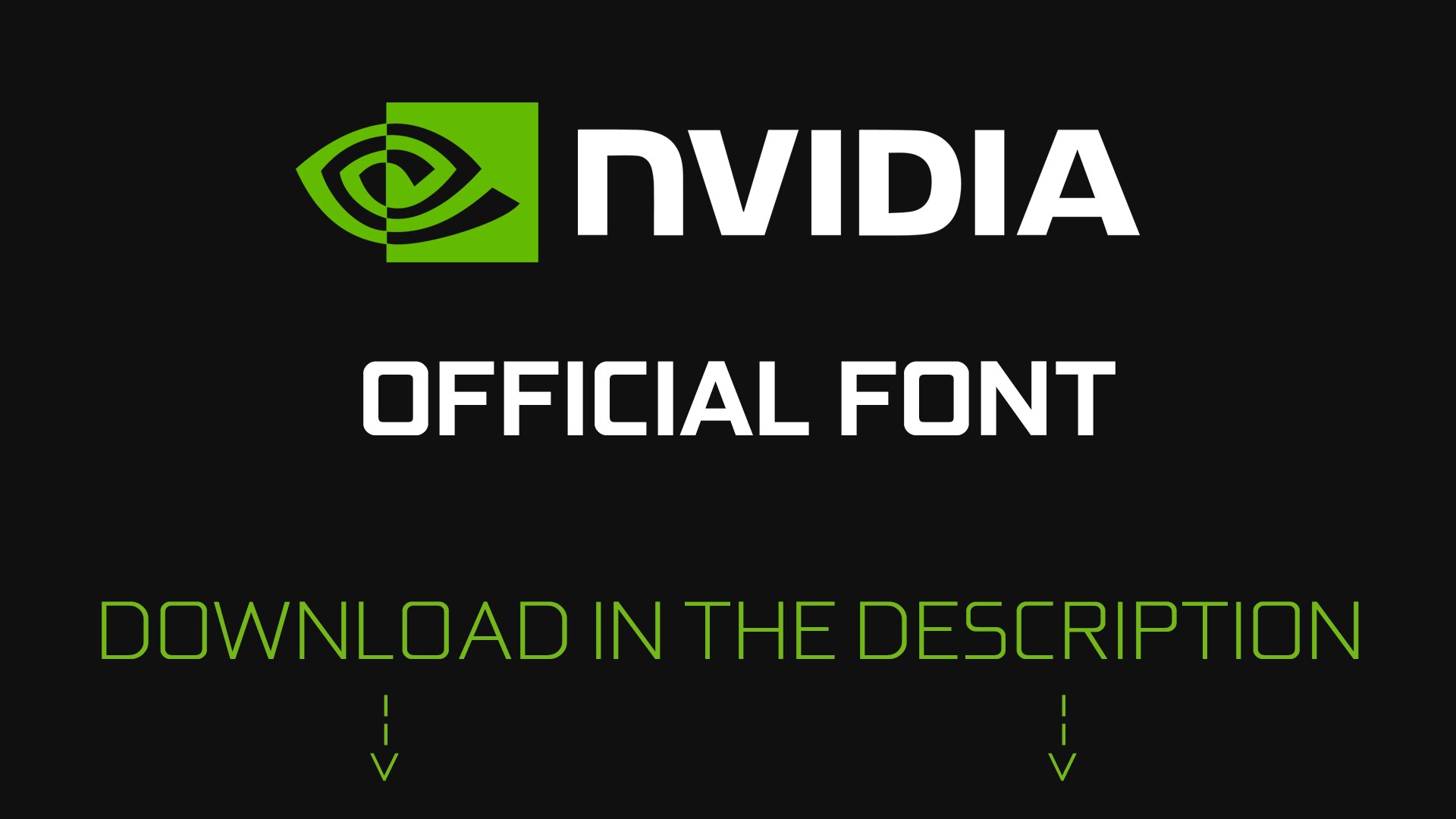 Пример шрифта Nvidia Sans Light