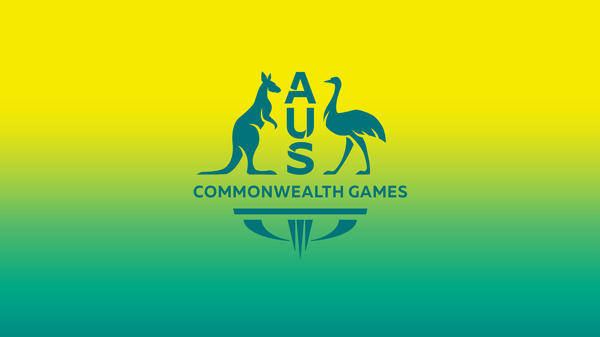 Пример шрифта Commonwealth Games Australia