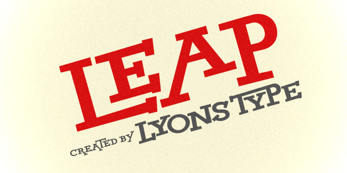 Пример шрифта LT Leap