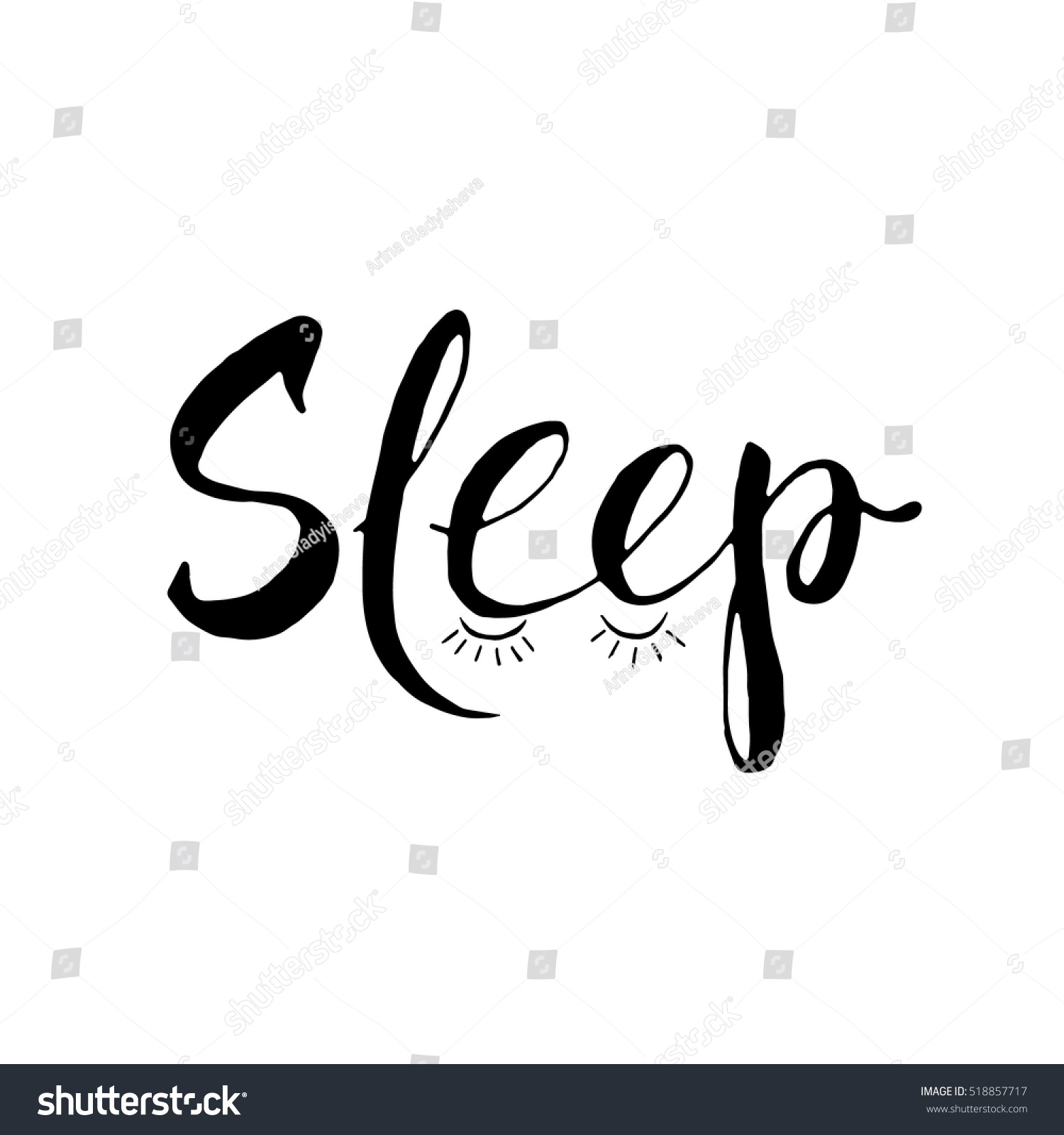 Пример шрифта Sleep Regular