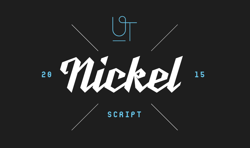 Пример шрифта Nickel v2 Layers Inline