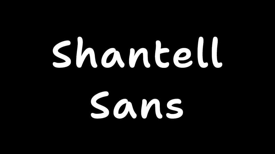 Пример шрифта Shantell Sans Bouncy Medium Italic