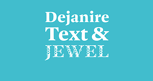 Пример шрифта Dejanire Text Regular
