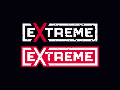 Пример шрифта Extreme