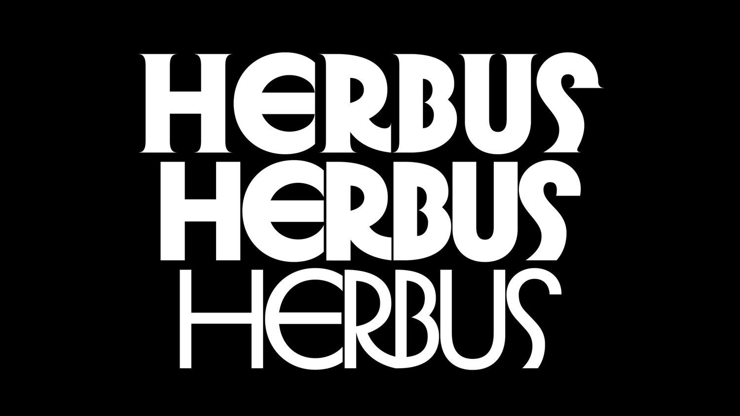 Пример шрифта Herbus Bold