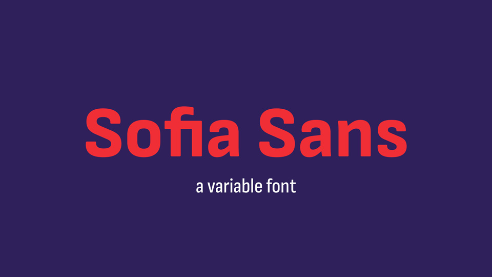 Пример шрифта Sofia Sans