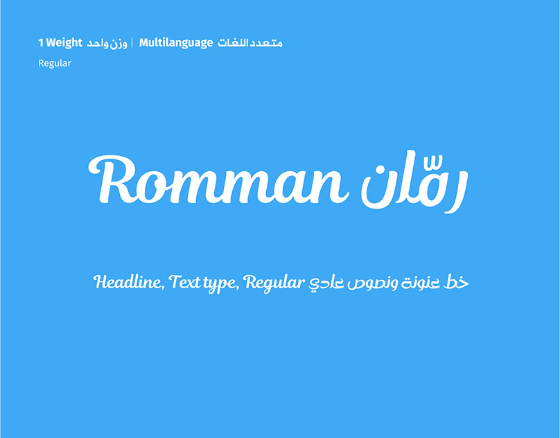 Пример шрифта RTL Romman