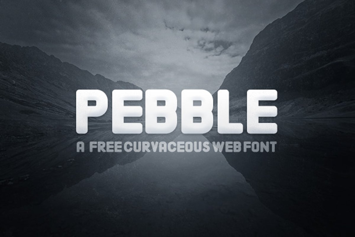 Пример шрифта Pebble