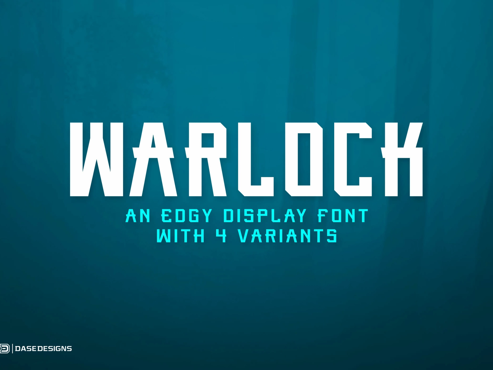 Пример шрифта Warlock