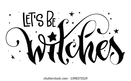 Пример шрифта Witches