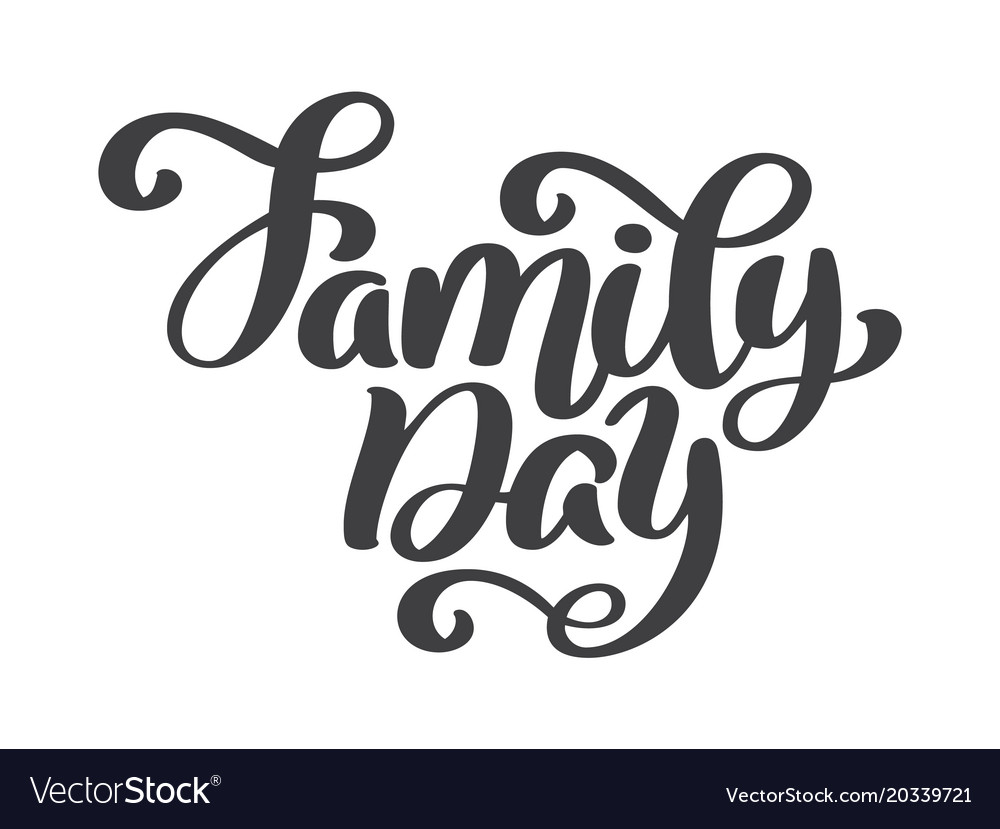 Пример шрифта Family Day