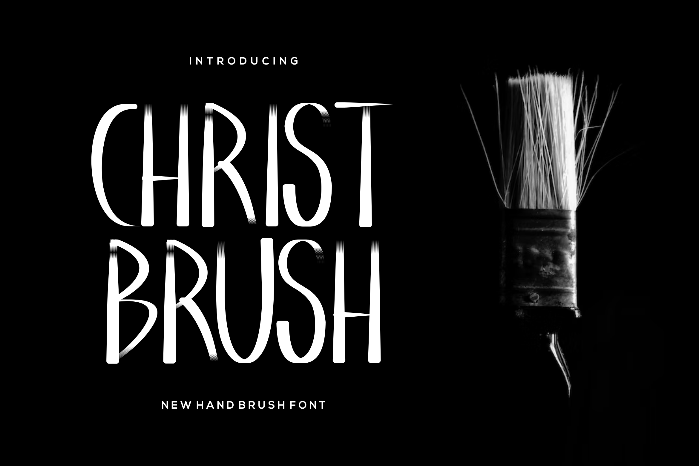 Пример шрифта Christbrush