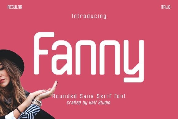 Пример шрифта Fanny