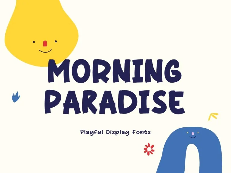 Пример шрифта Morning Paradise