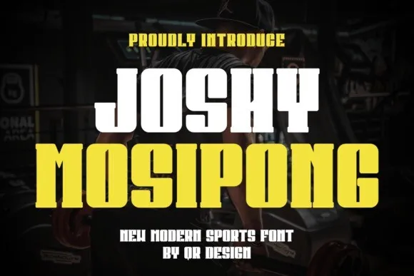 Пример шрифта Joshy Mosipong