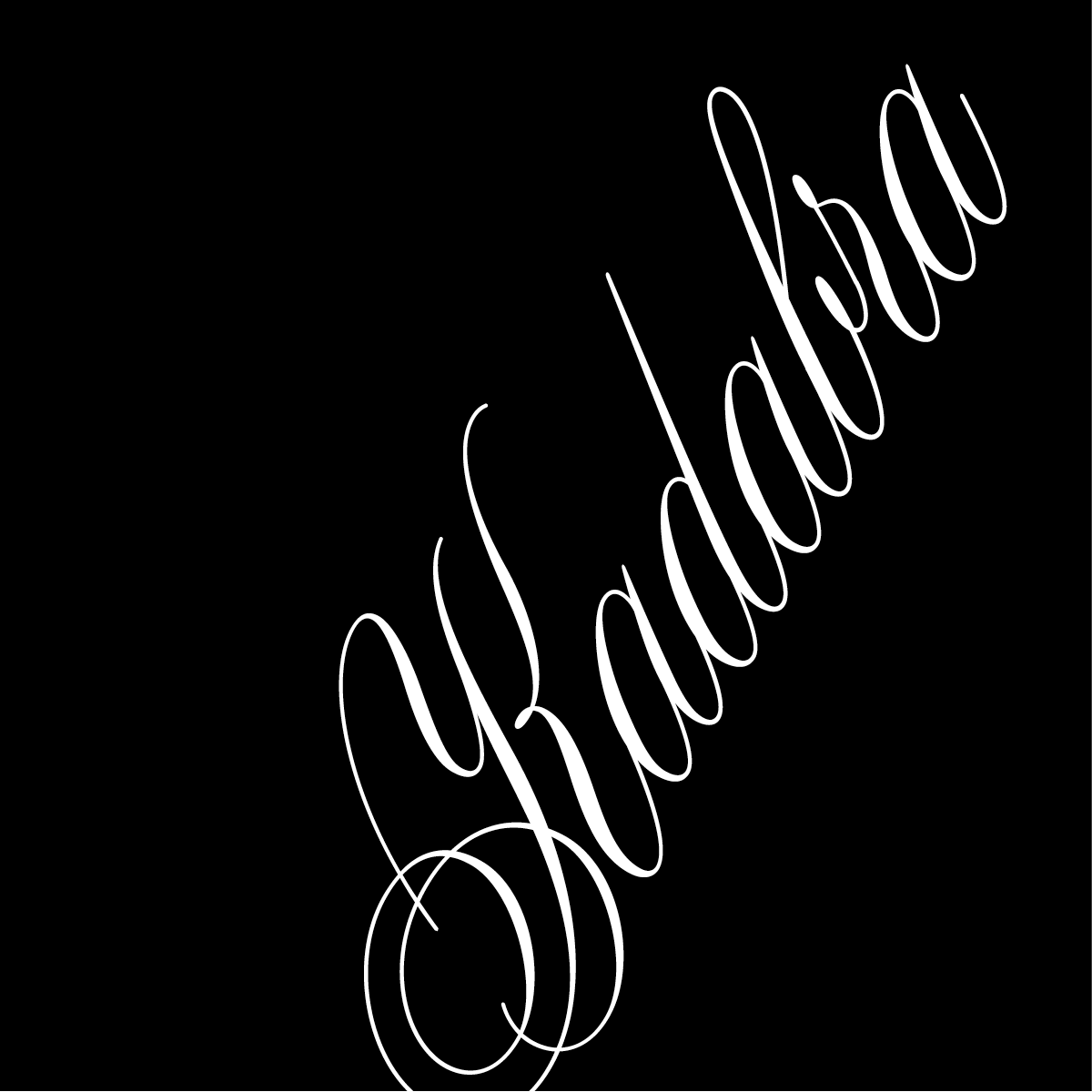 Пример шрифта Kadabra 0.1