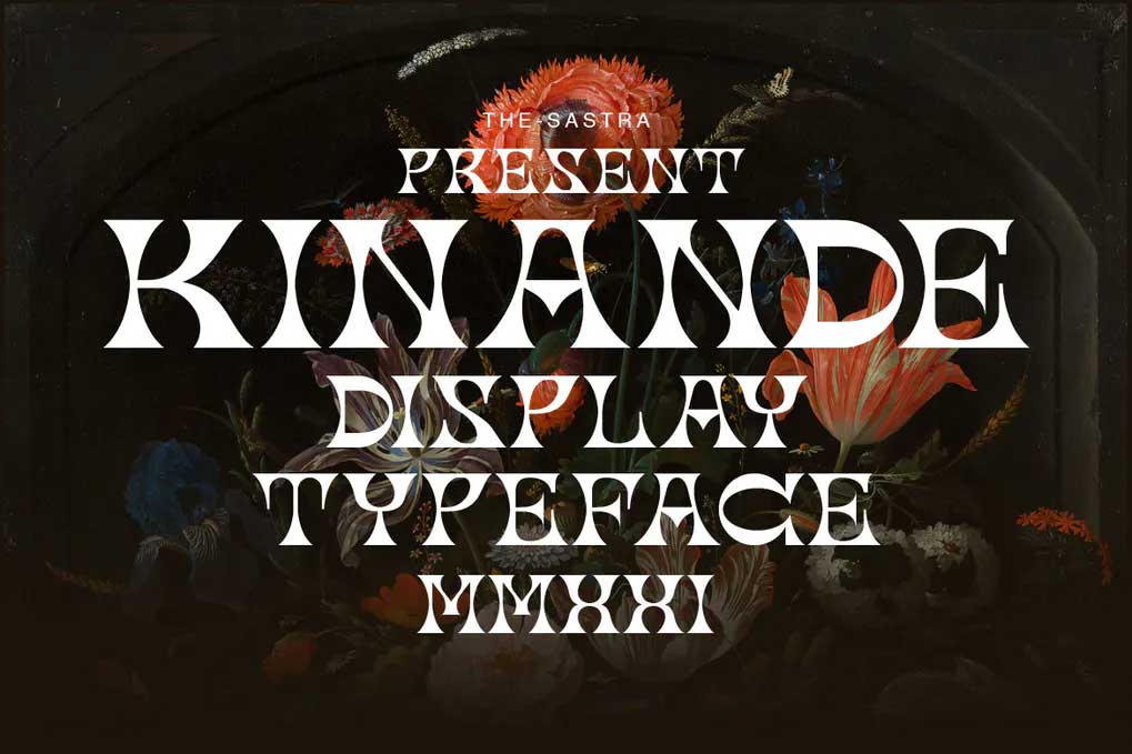 Пример шрифта Kinande