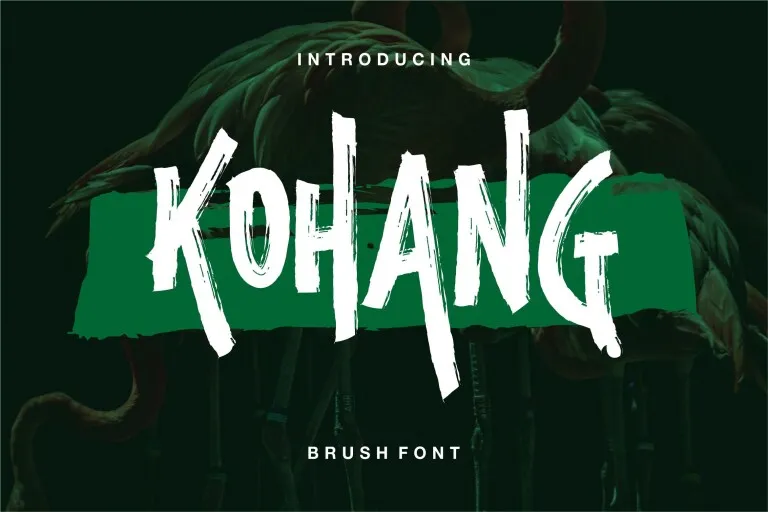Пример шрифта Kohang