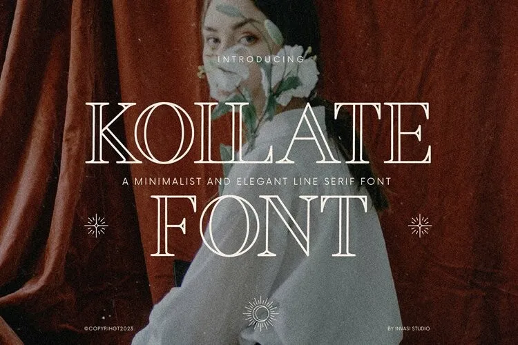 Пример шрифта Kollate