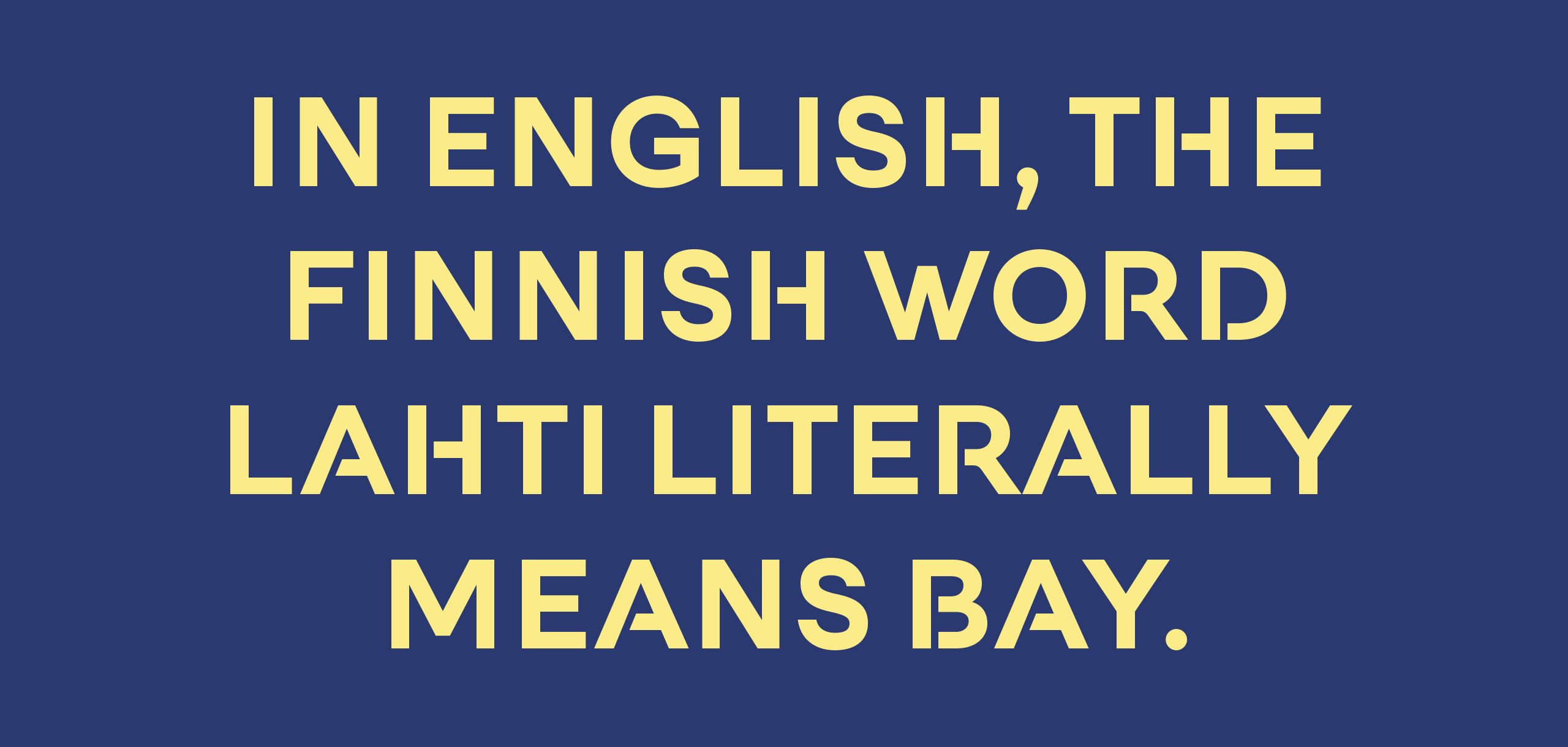 Пример шрифта Lahti Sans
