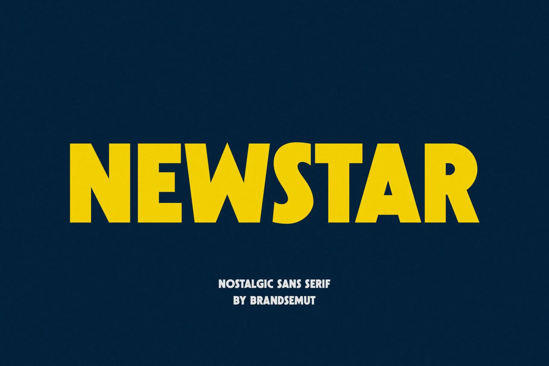 Пример шрифта Newstar