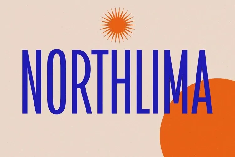 Пример шрифта Northlima
